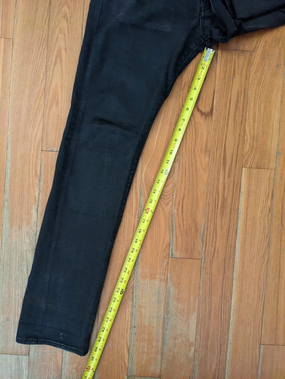 Vintage Levi's Matchstick Skinny Jeans Black 32x32